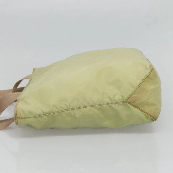 PRADA Tote Bag Nylon Light green Auth 127872 - Picture 4 of 14